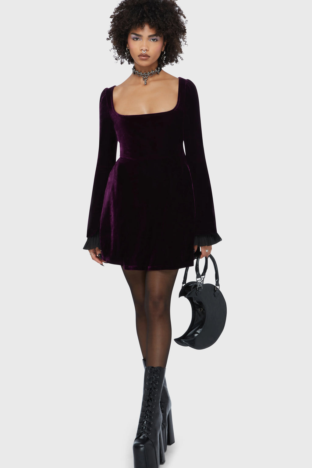 Beatrix Dress [Purple]