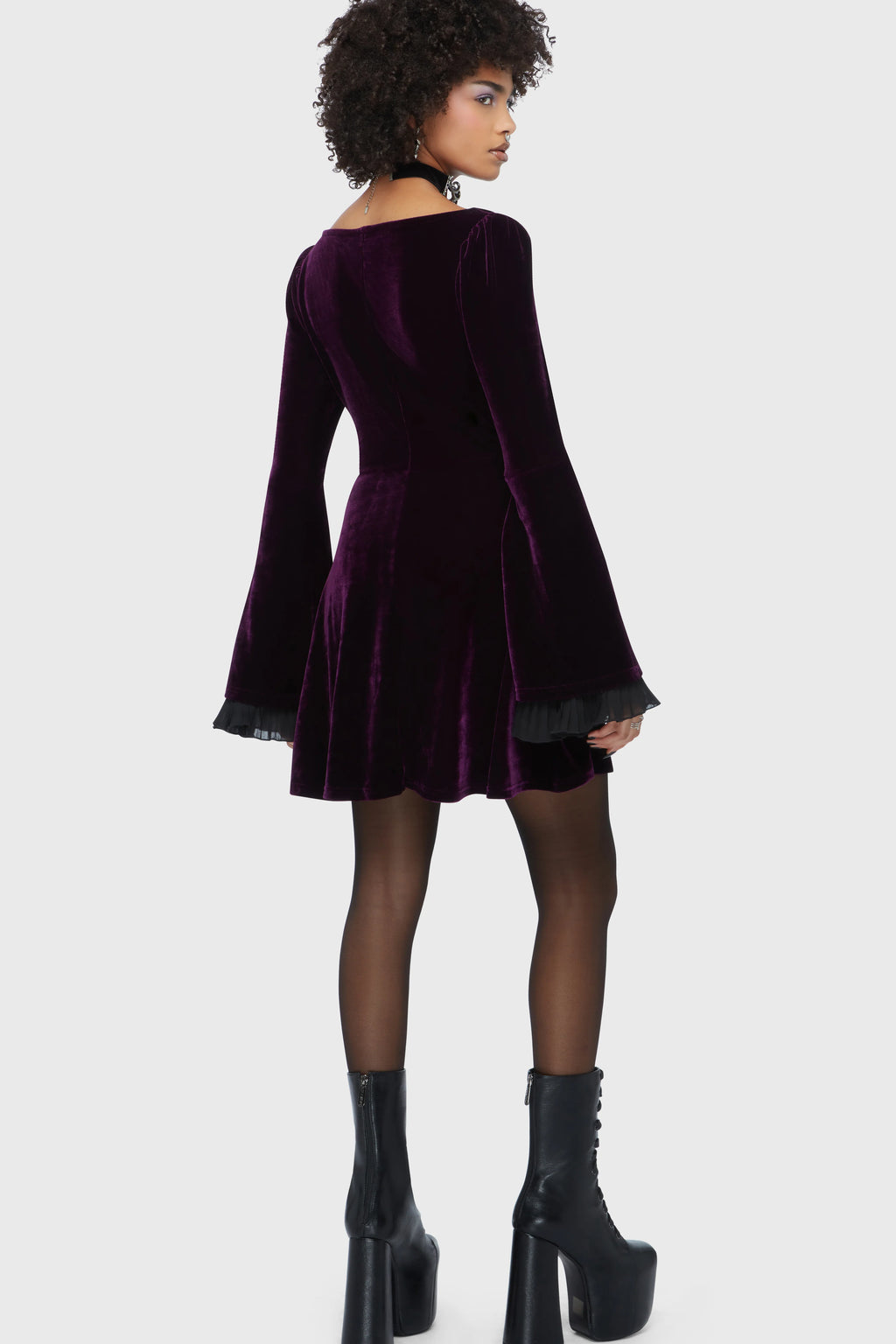 Beatrix Dress [Purple]