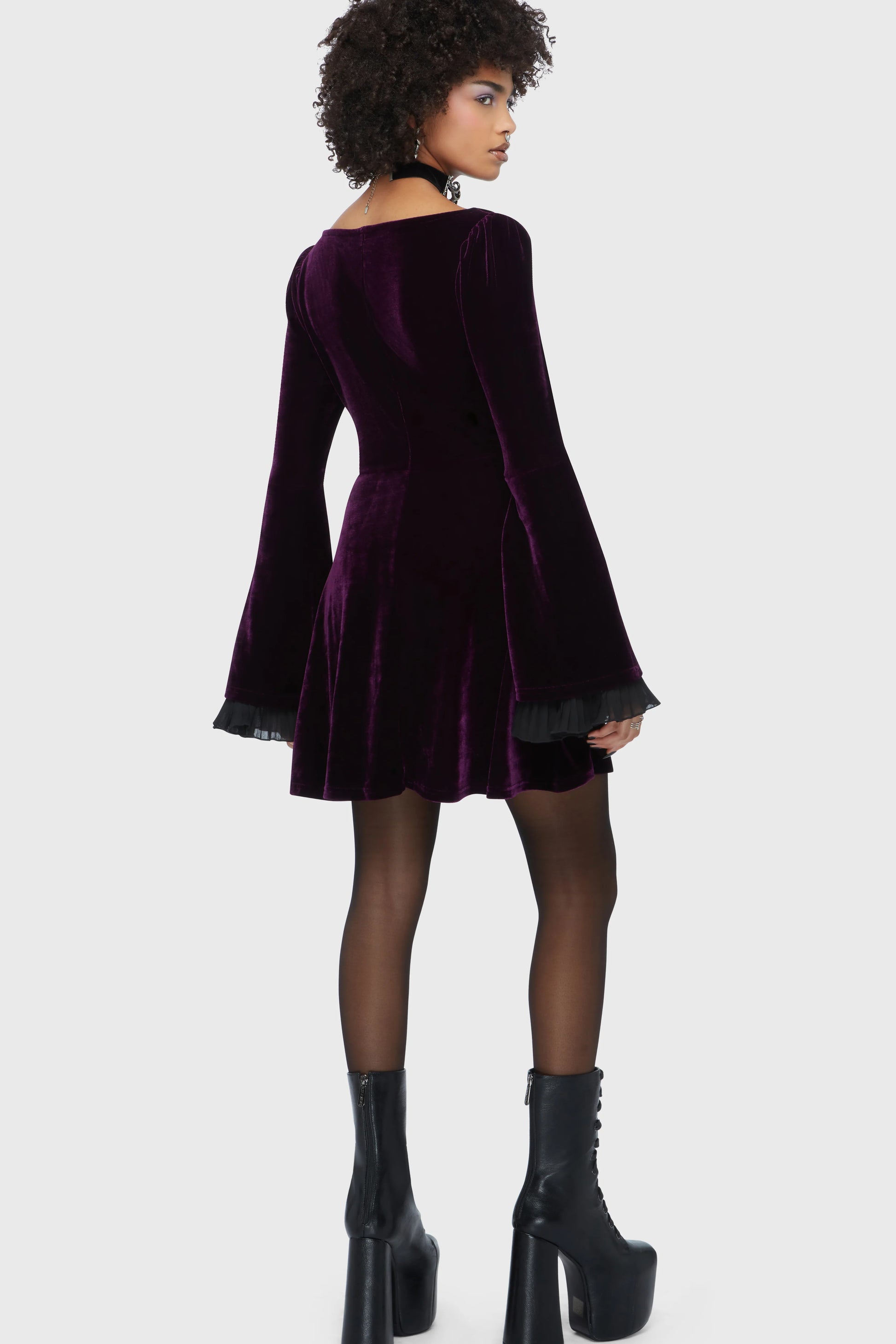 Beatrix Dress [Purple]