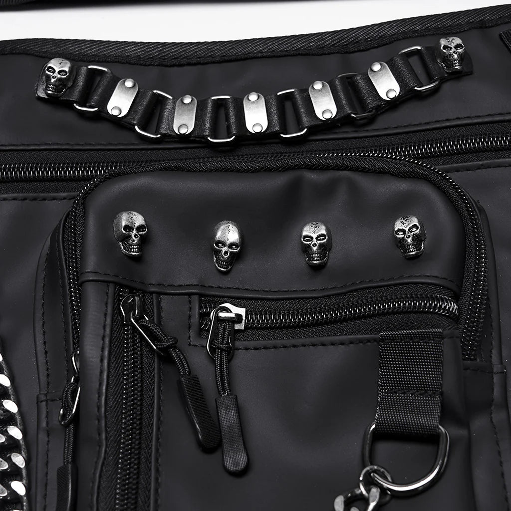 Skull Chain Thigh Bag