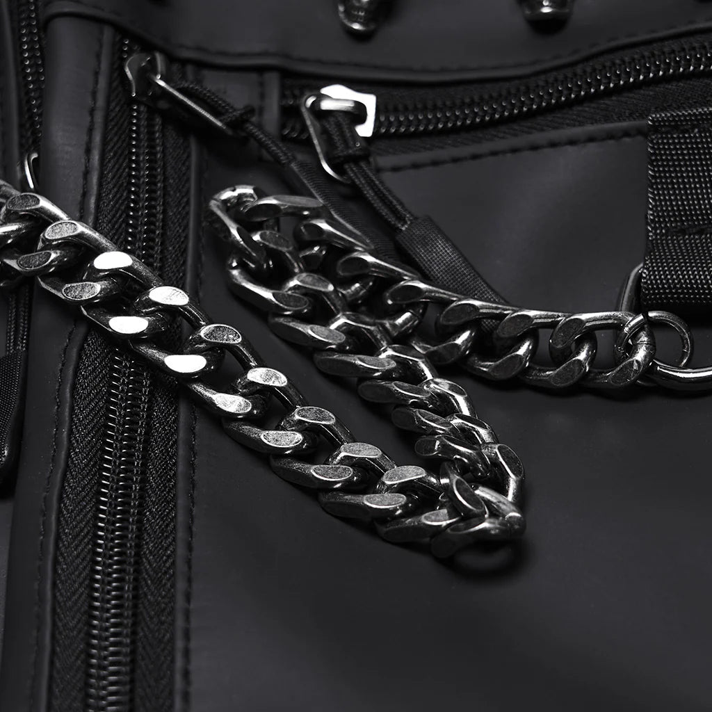Skull Chain Thigh Bag