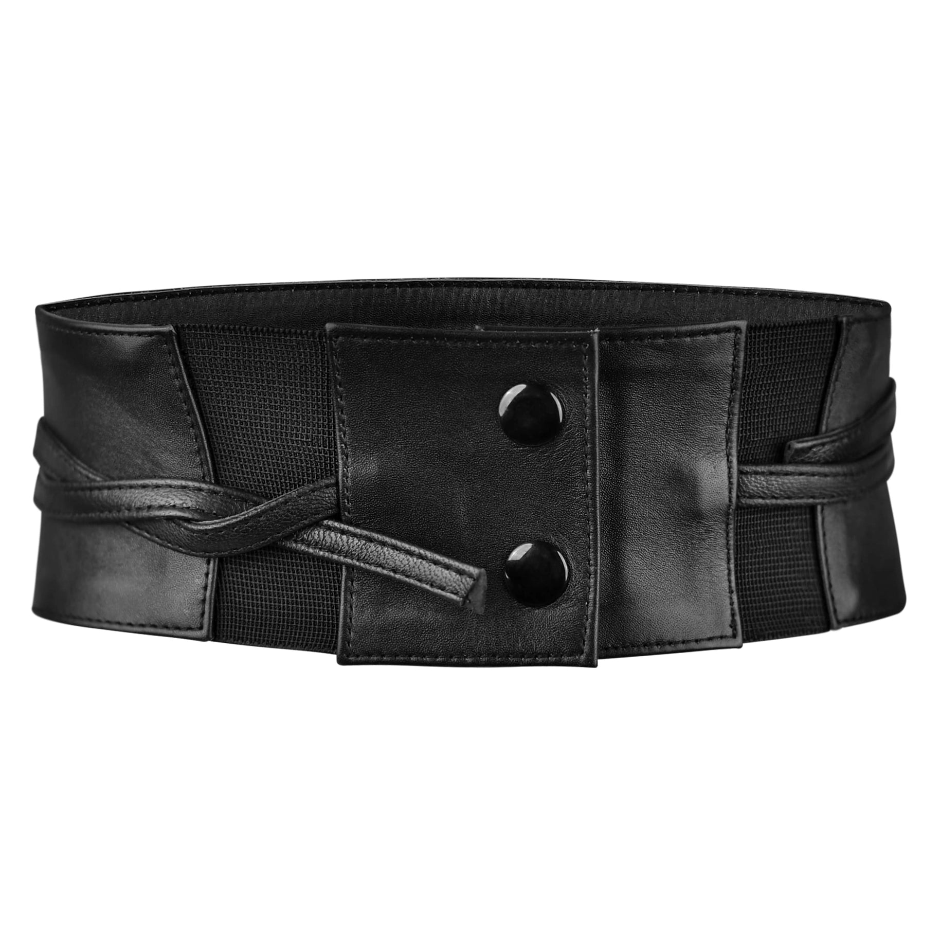 Leather Wide Corset Belt