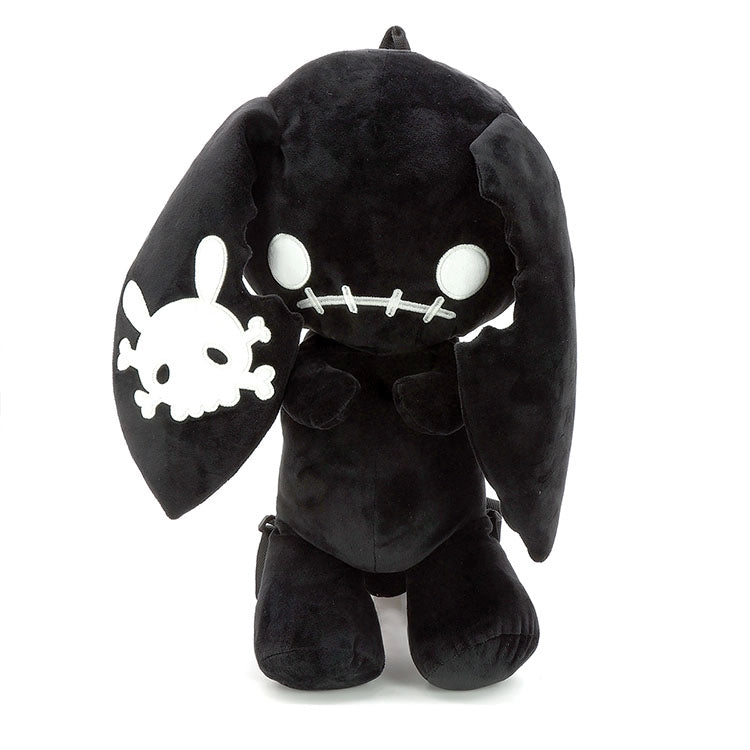 Black Naughty Bunny Stuffed Backpack