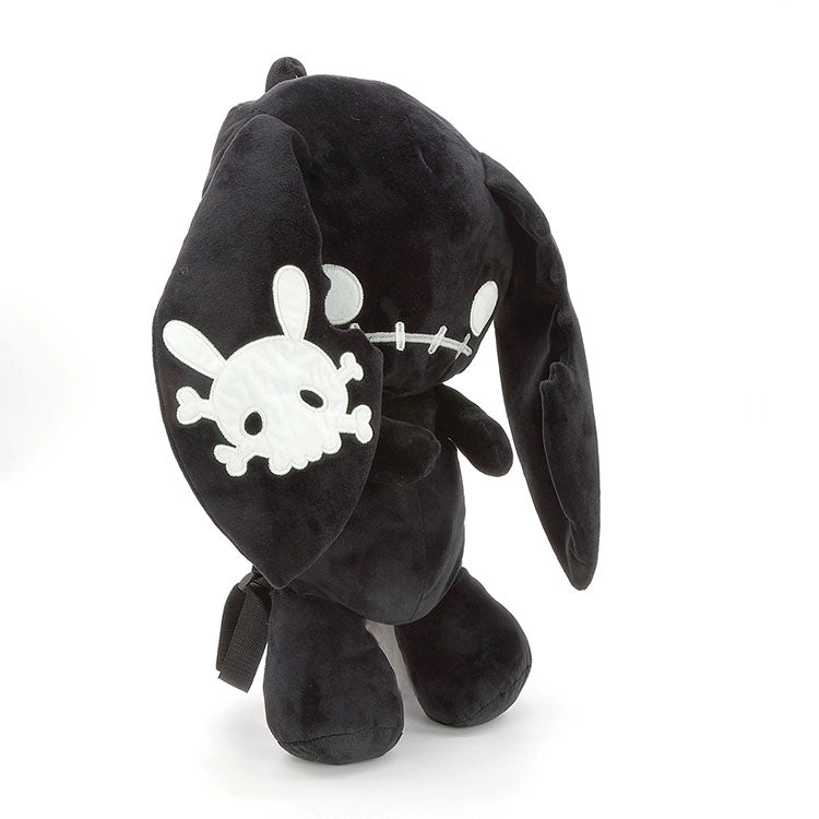 Black Naughty Bunny Stuffed Backpack