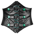Black & Green Corset Belt