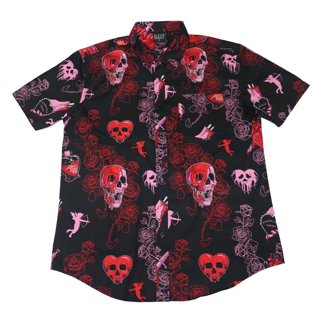 Bloody Valentine Casual Button-Down Shirt (Unisex)