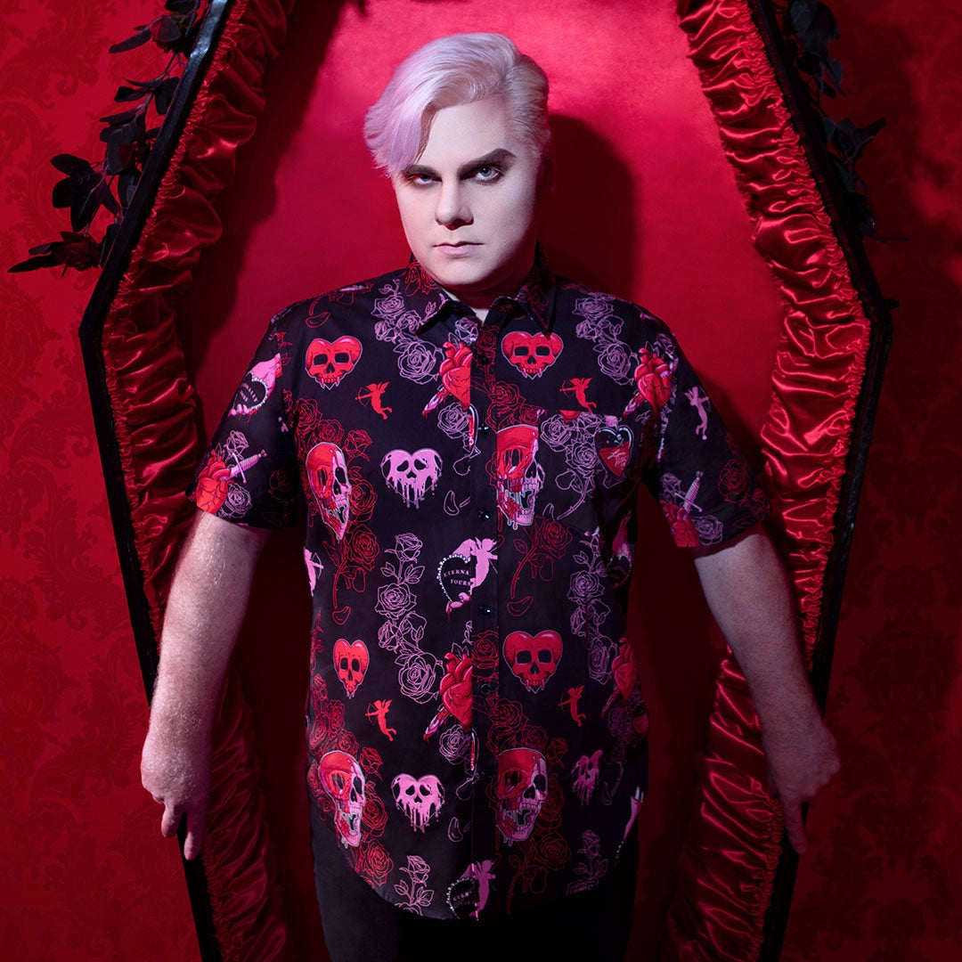 Bloody Valentine Casual Button-Down Shirt (Unisex)