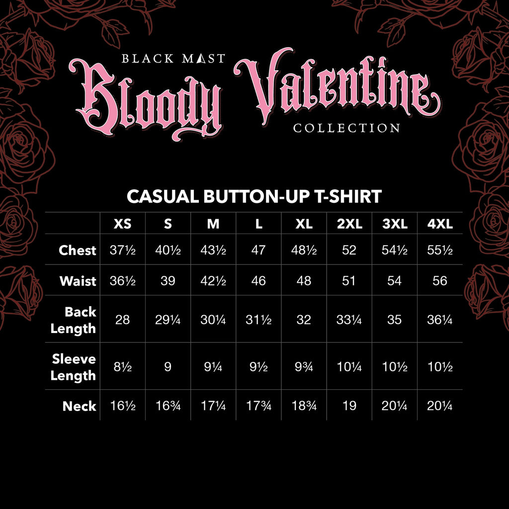 Bloody Valentine Casual Button-Down Shirt (Unisex)