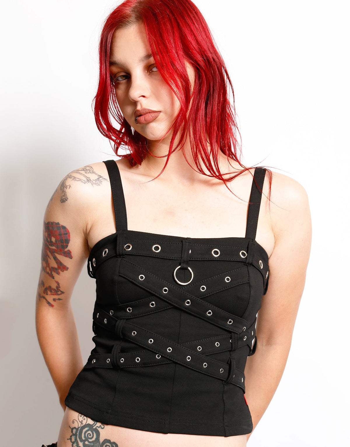 Criss Cross O-Ring Corset