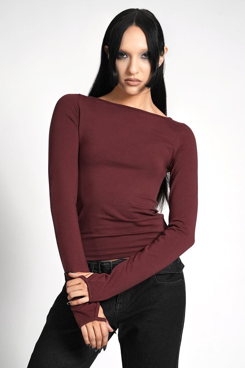 Cassiopeia Longsleeve - Wine Red