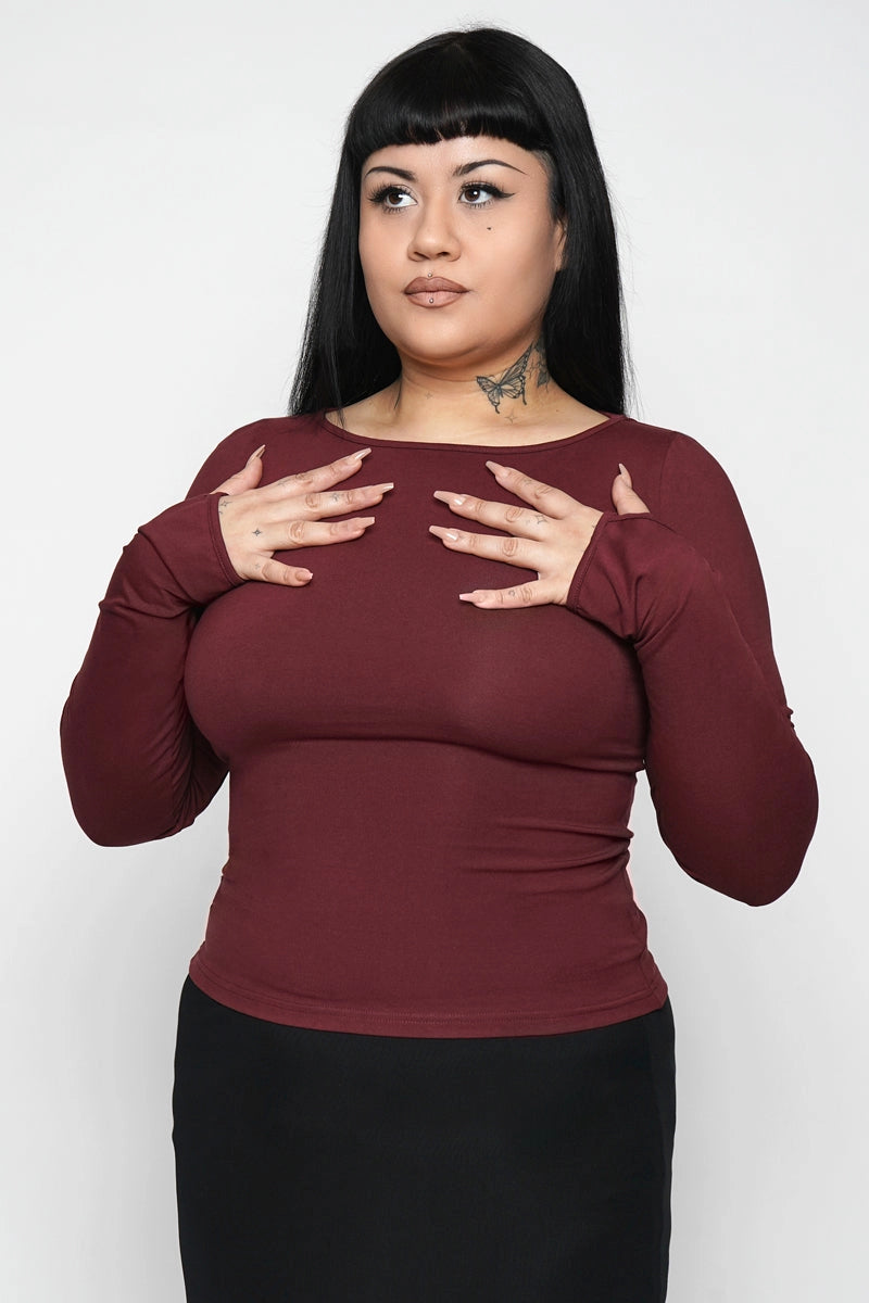 Cassiopeia Longsleeve - Wine Red