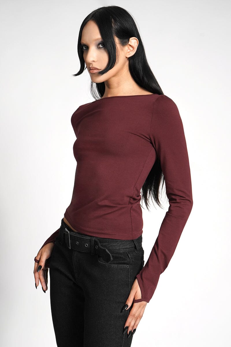 Cassiopeia Longsleeve - Wine Red