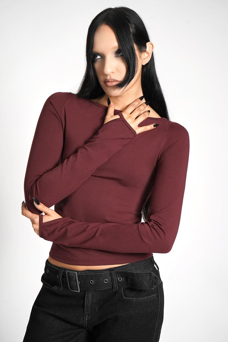 Cassiopeia Longsleeve - Wine Red