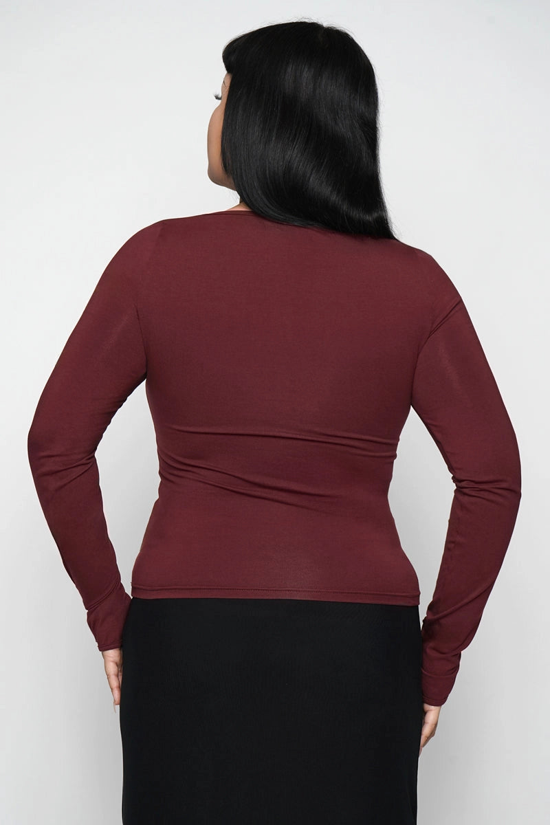 Cassiopeia Longsleeve - Wine Red