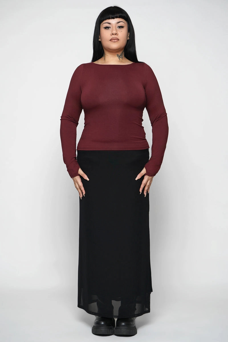 Cassiopeia Longsleeve - Wine Red