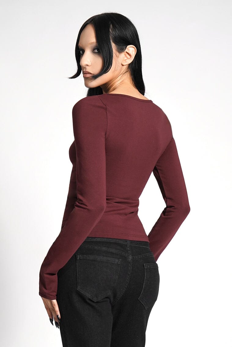 Cassiopeia Longsleeve - Wine Red