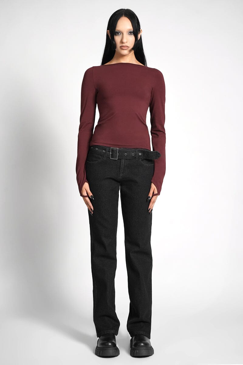 Cassiopeia Longsleeve - Wine Red