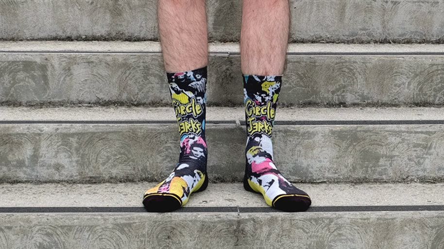 Circle Jerks 40th Anniversary Crew Sock