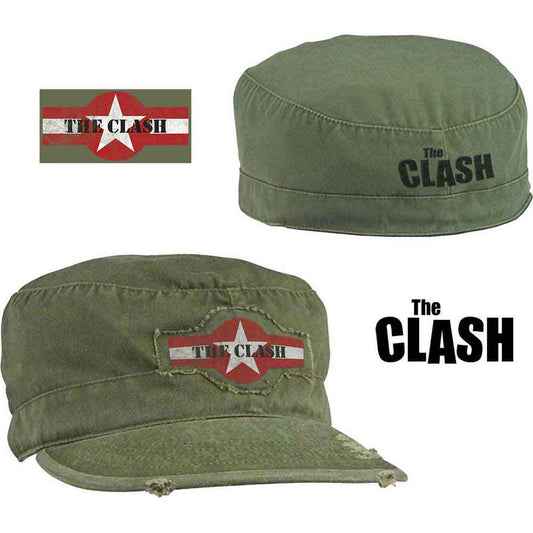 The Clash - Star Logo - Distressed - Unisex Military Cap