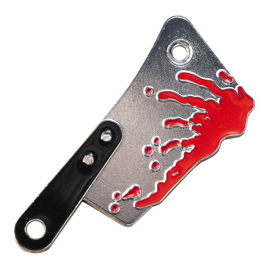 Cleaver Blood Splatter Enamel Pin