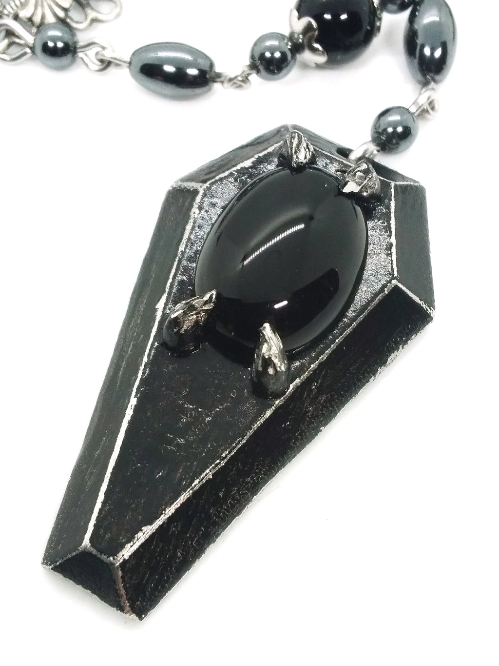 Coffin Rosary with Onyx