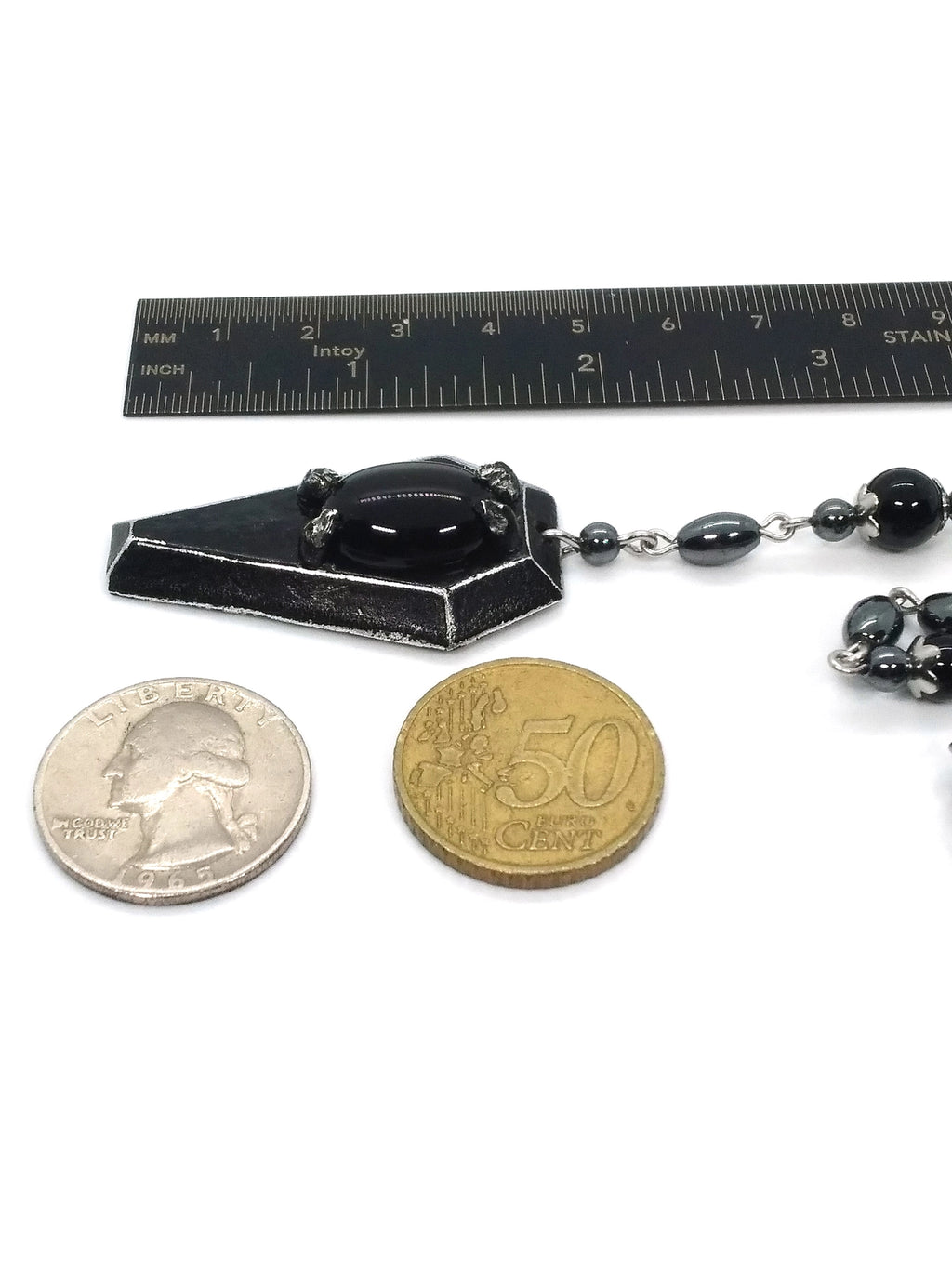 Coffin Rosary with Onyx