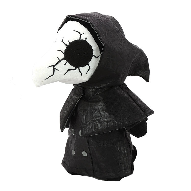 Cracked Mask Plague Doctor Plushy Backpack