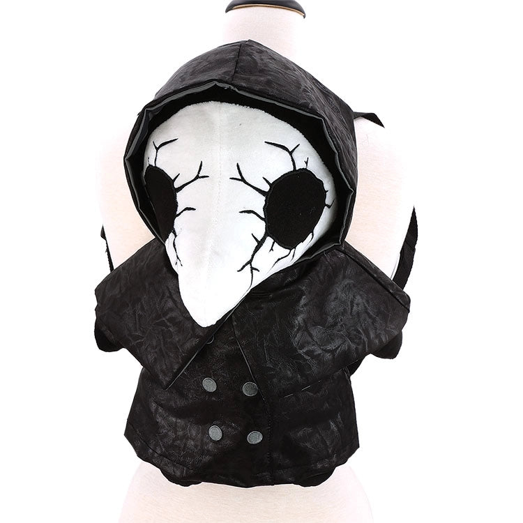Cracked Mask Plague Doctor Plushy Backpack