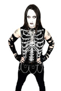 Dead Inside Rib Cage Sleeveless T-shirt