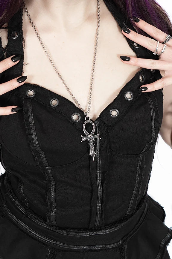 Lip Service X Riddick Death Ankh Necklace