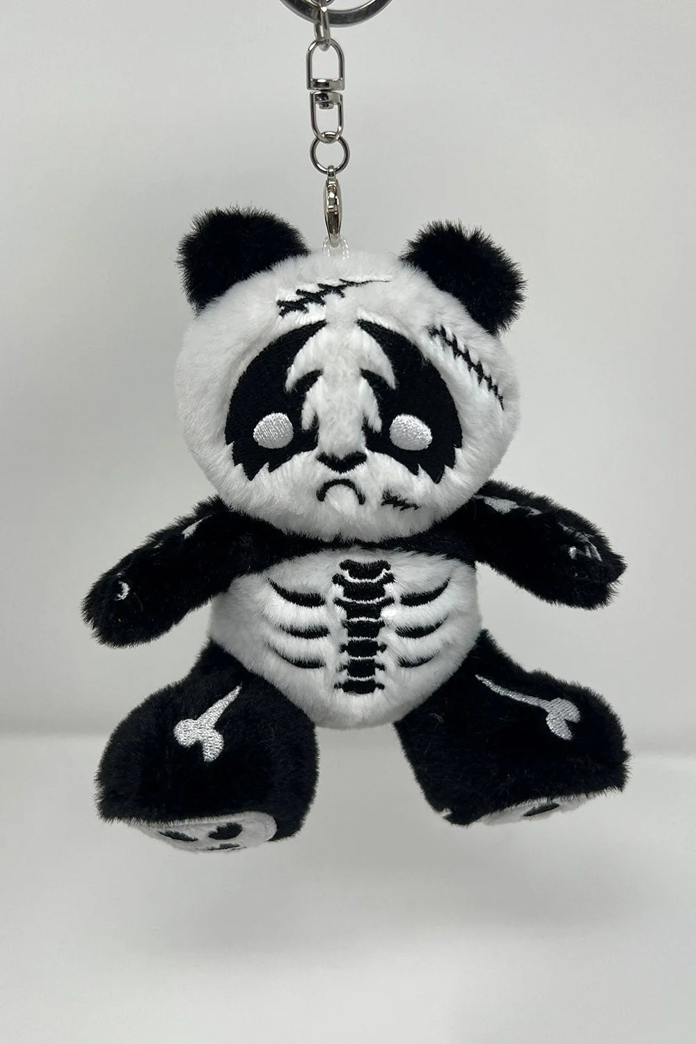 Death Metal Panda Plush Keychain