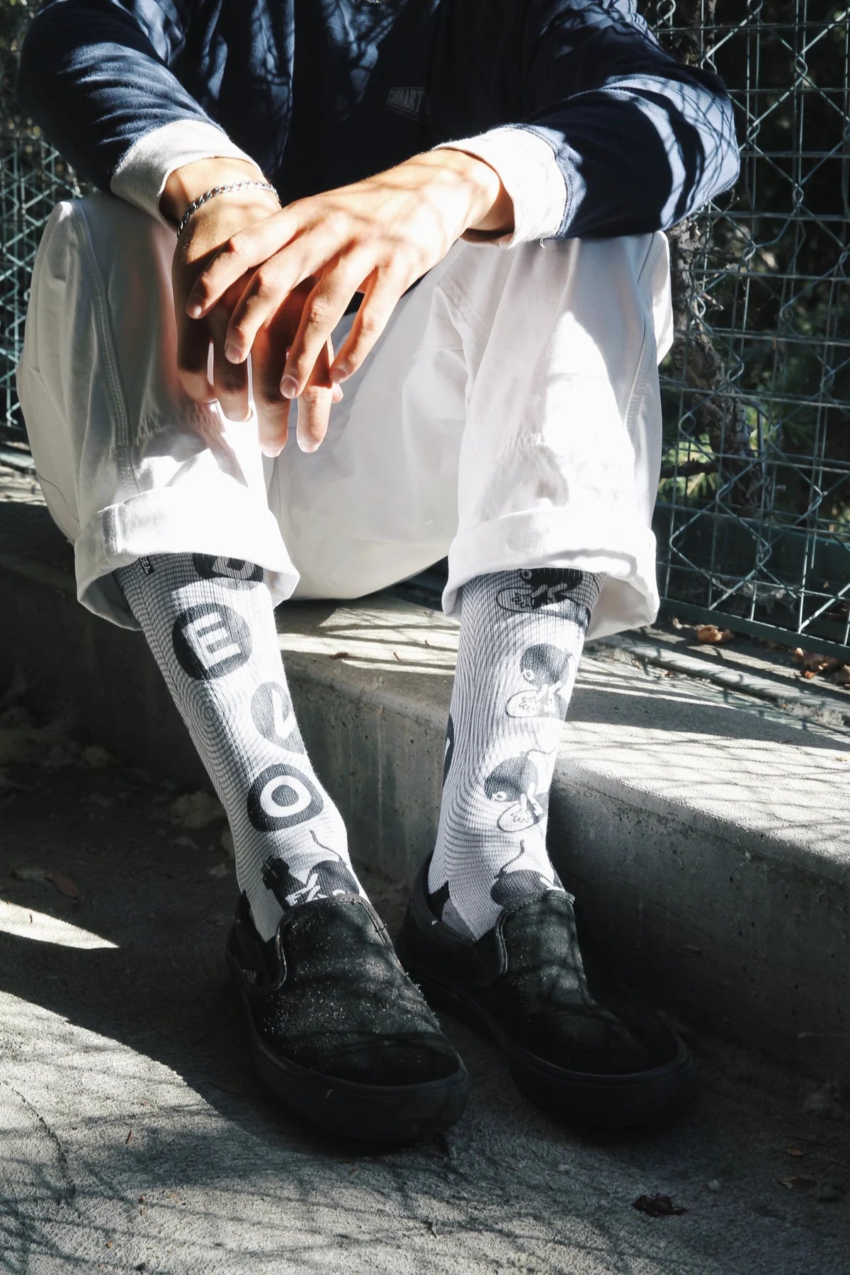 DEVO Bombs Away Crew Sock