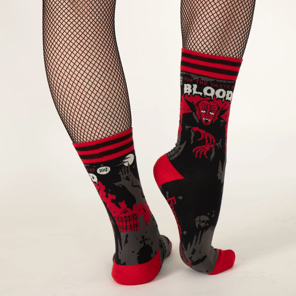 Dracula'S Bloodlust Crew Socks
