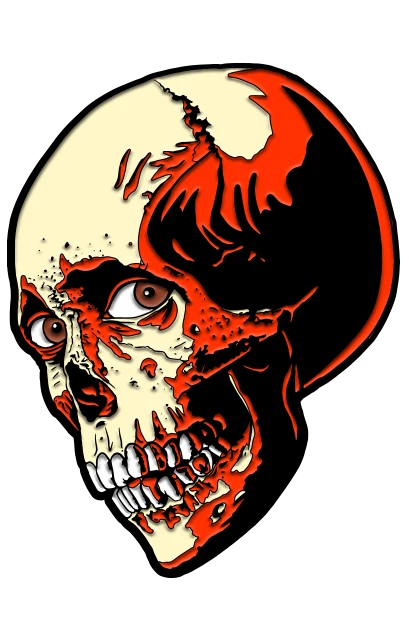 EVIL DEAD 2 - Poster Skull ENAMEL PIN