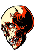 EVIL DEAD 2 - Poster Skull ENAMEL PIN