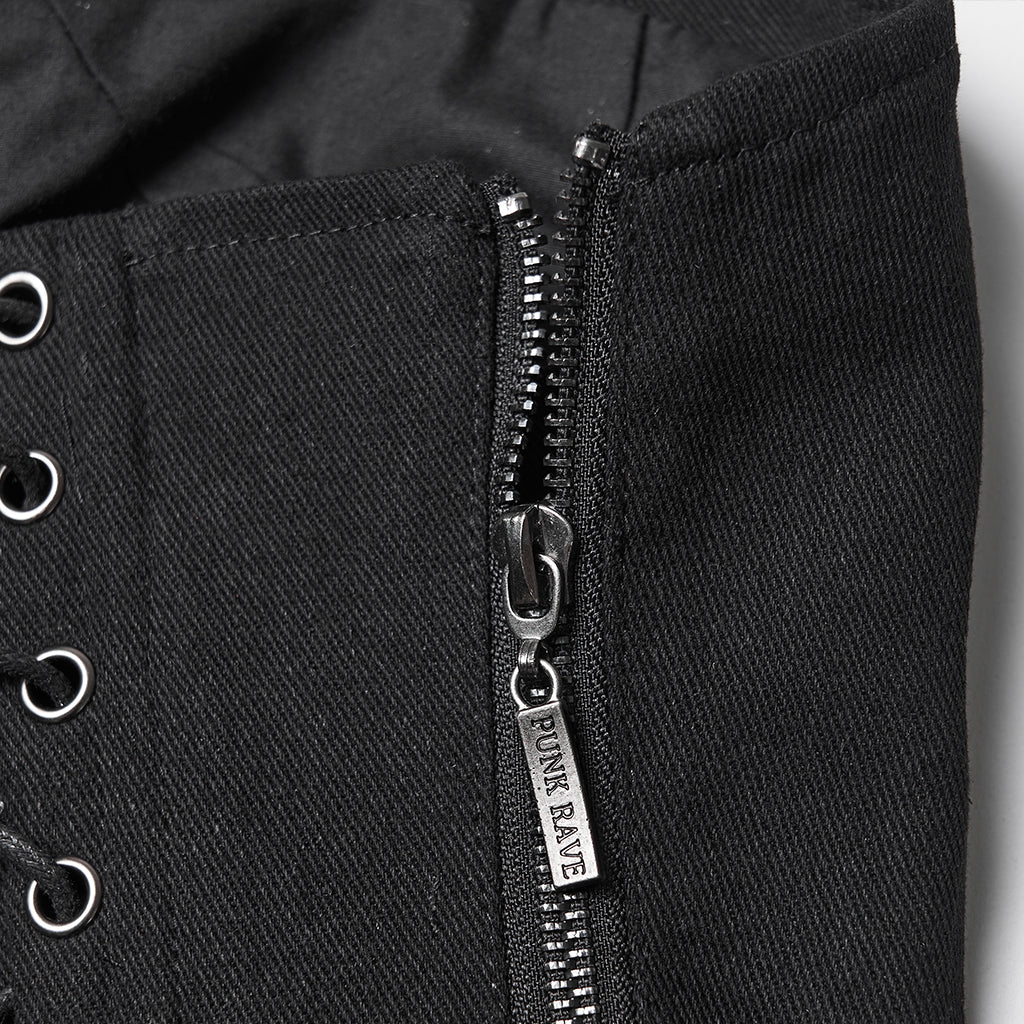 Edgy Lace-Up Punk Corset
