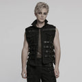 Studded Black Punk Vest