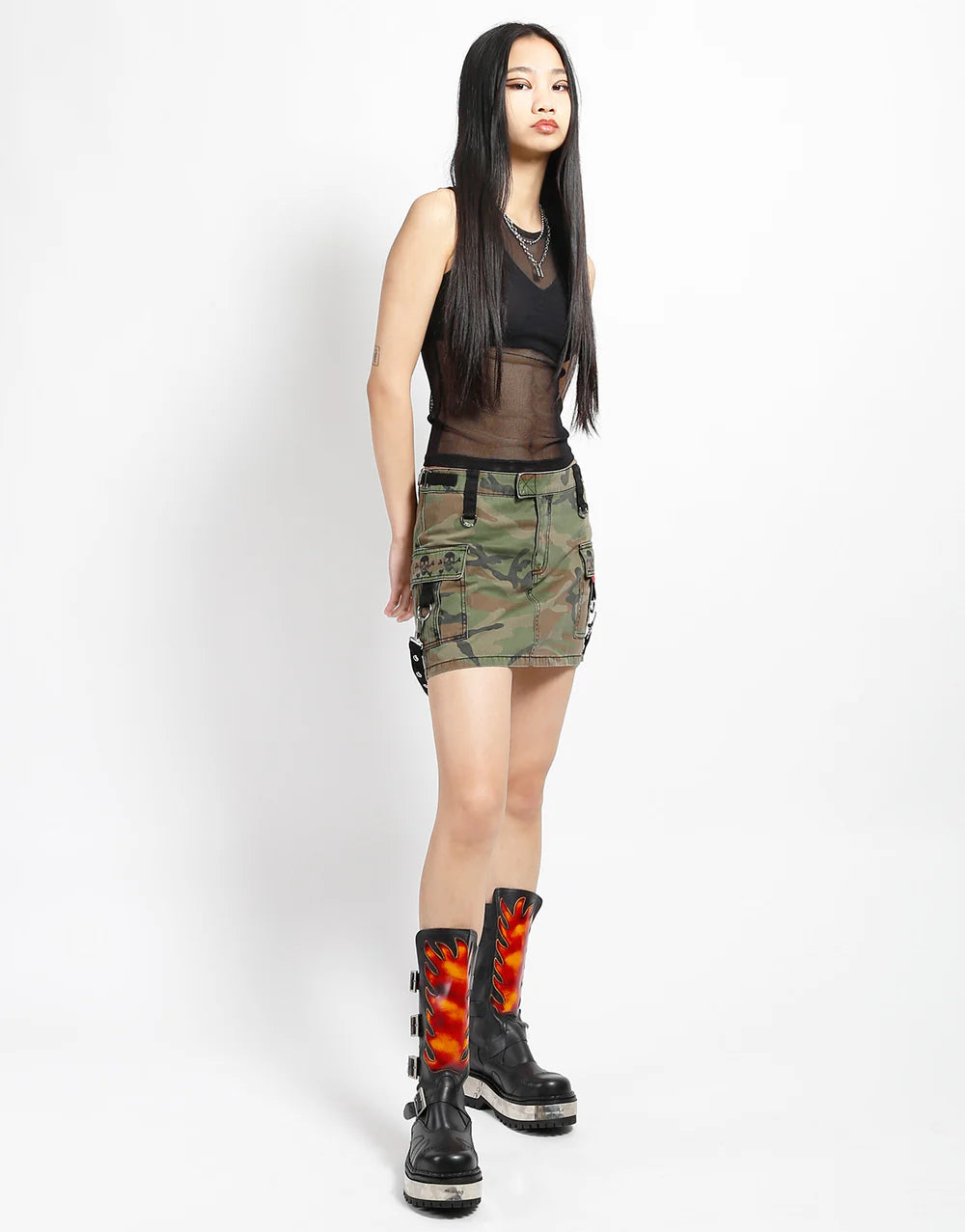 Women's Fishnet Tank Top