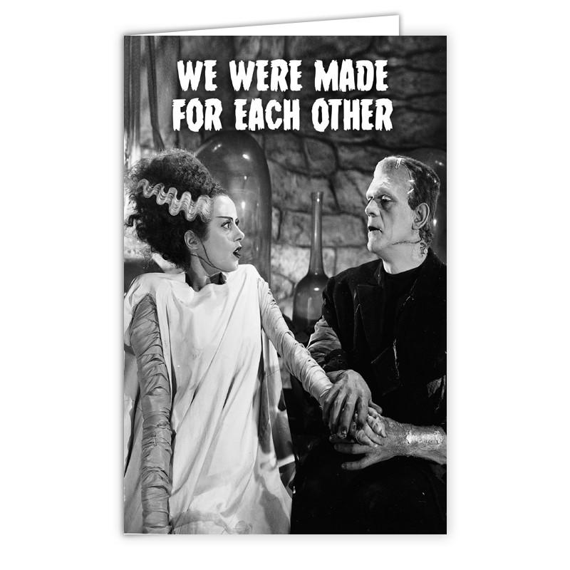 Frankenstein "Made For Each Other" - Greeting Card