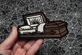 Funeral Casket Embroidered Iron On Patch