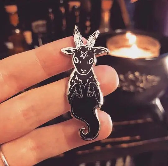 Ghost Goat - Enamel Pin