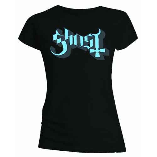 Ghost Blue/Grey Logo - Women's T-Shirt