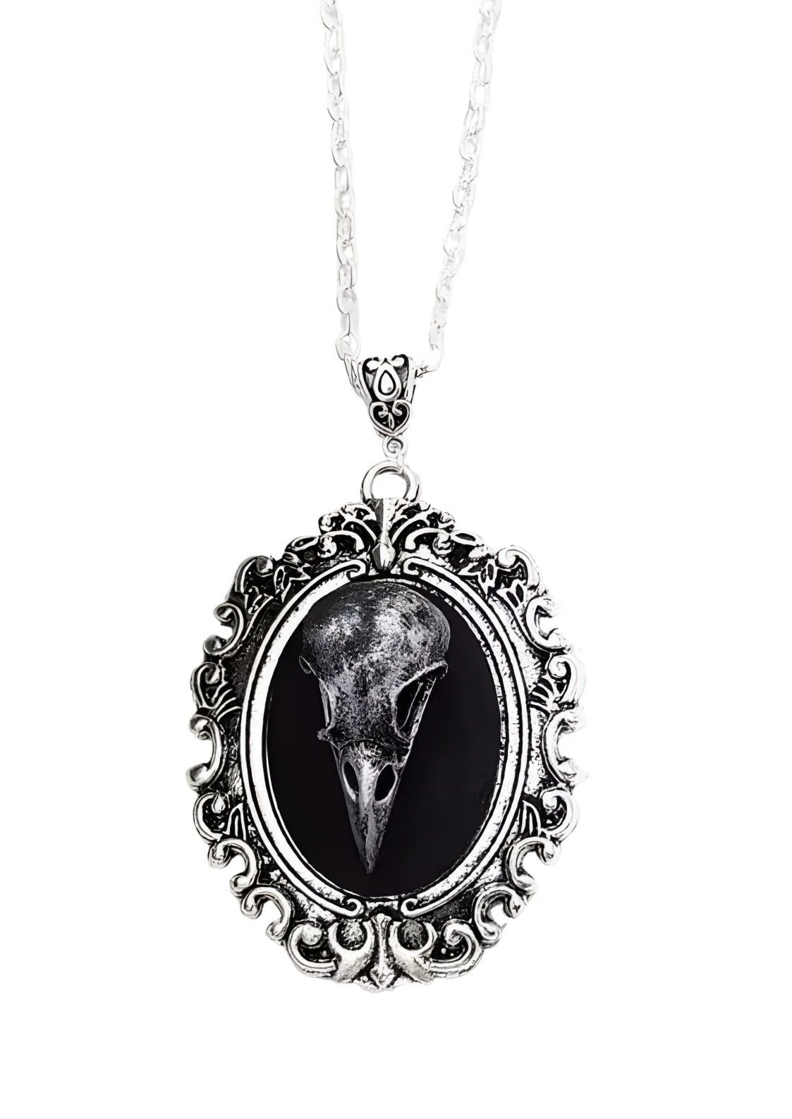 Gothic Crow Necklace