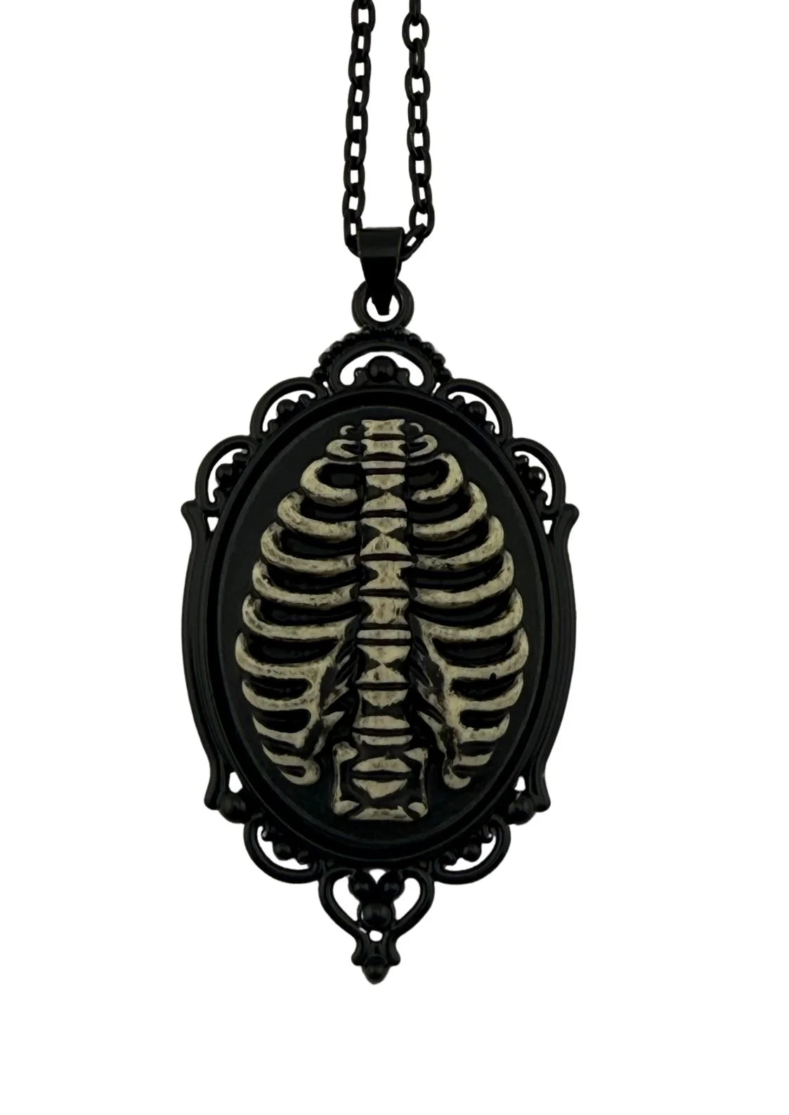 Gothic Skeleton Necklace