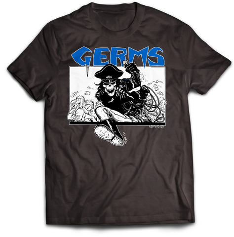 The Germs "Fleetwood" - Unisex Black T-Shirt