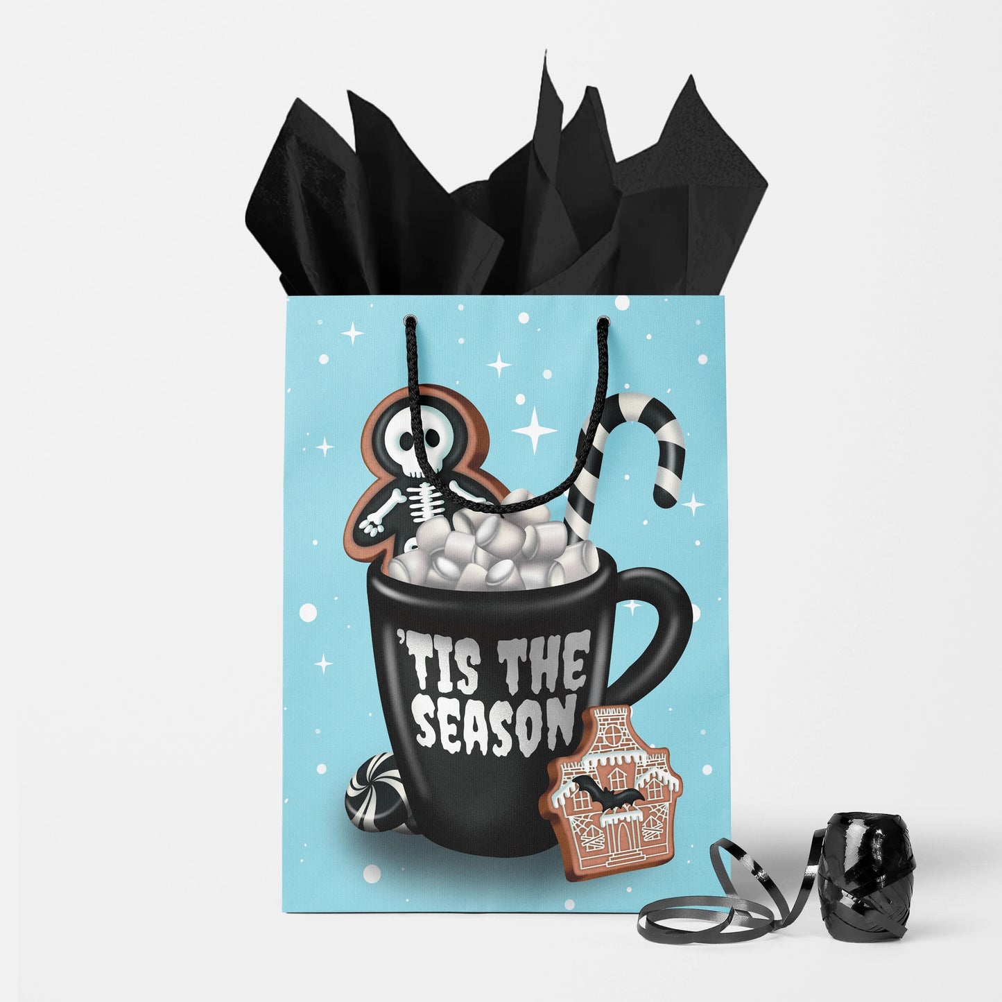 Gingerbread Skeleton Gift Bag