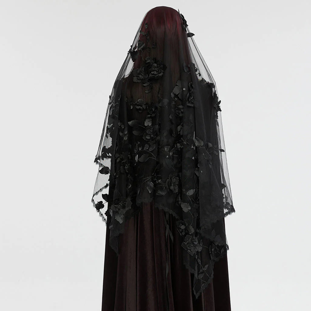 Gothic Floral Veil