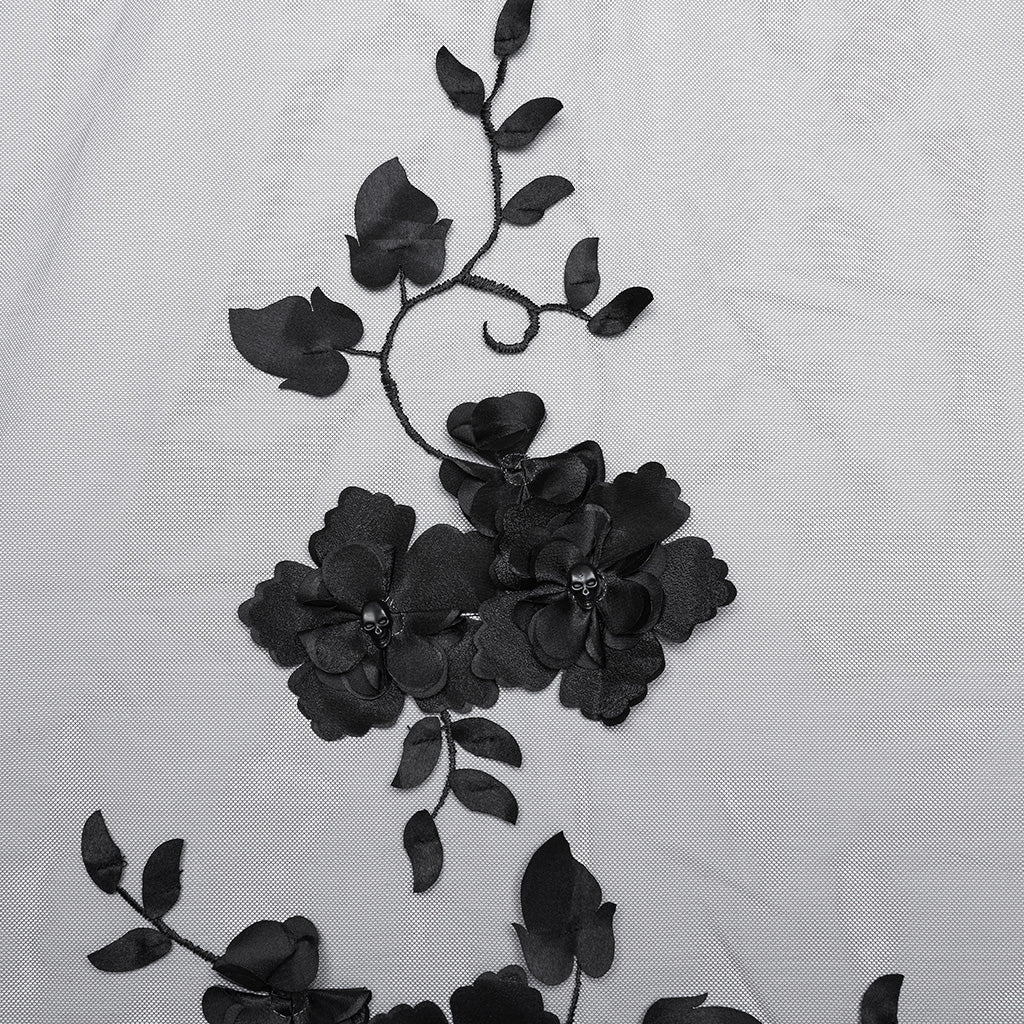 Gothic Floral Veil