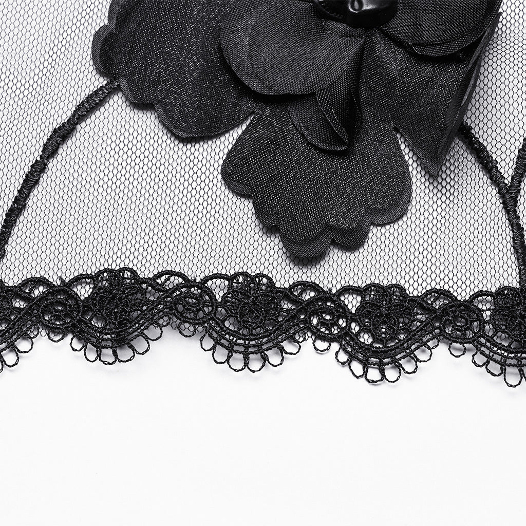Gothic Floral Veil