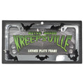 Bat License Plate Frame - Chrome